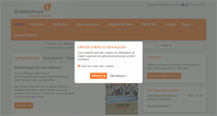 Desktop Screenshot of bibliotheekijmondnoord.nl